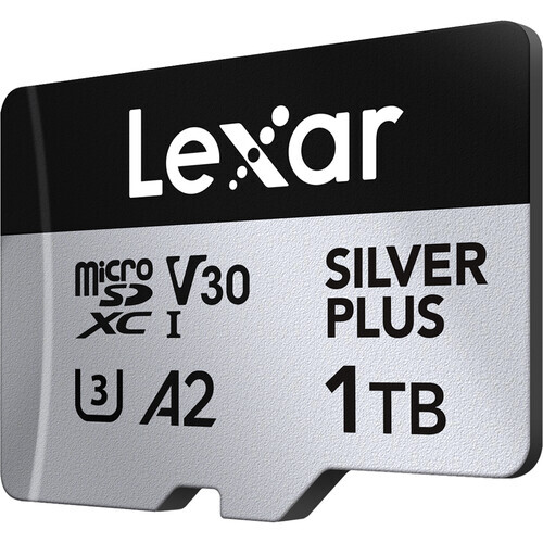 Lexar 1TB 205 MB/s Silver Plus microSD UHS-I V30 Hafıza Kartı