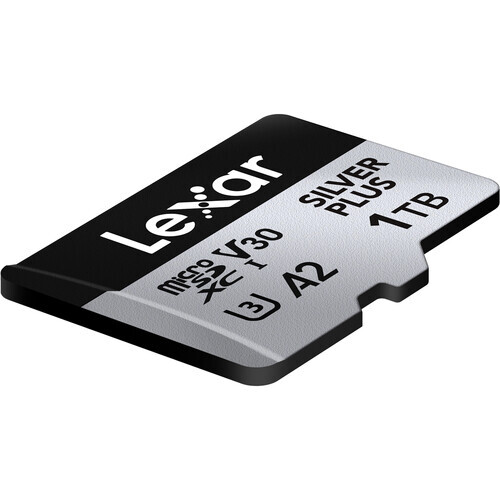 Lexar 1TB 205 MB/s Silver Plus microSD UHS-I V30 Hafıza Kartı