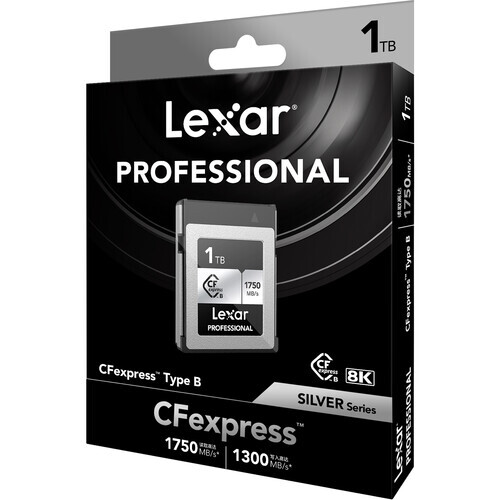 Lexar 1TB Professional CFexpress Type B Hafıza Kartı (SILVER Serisi)