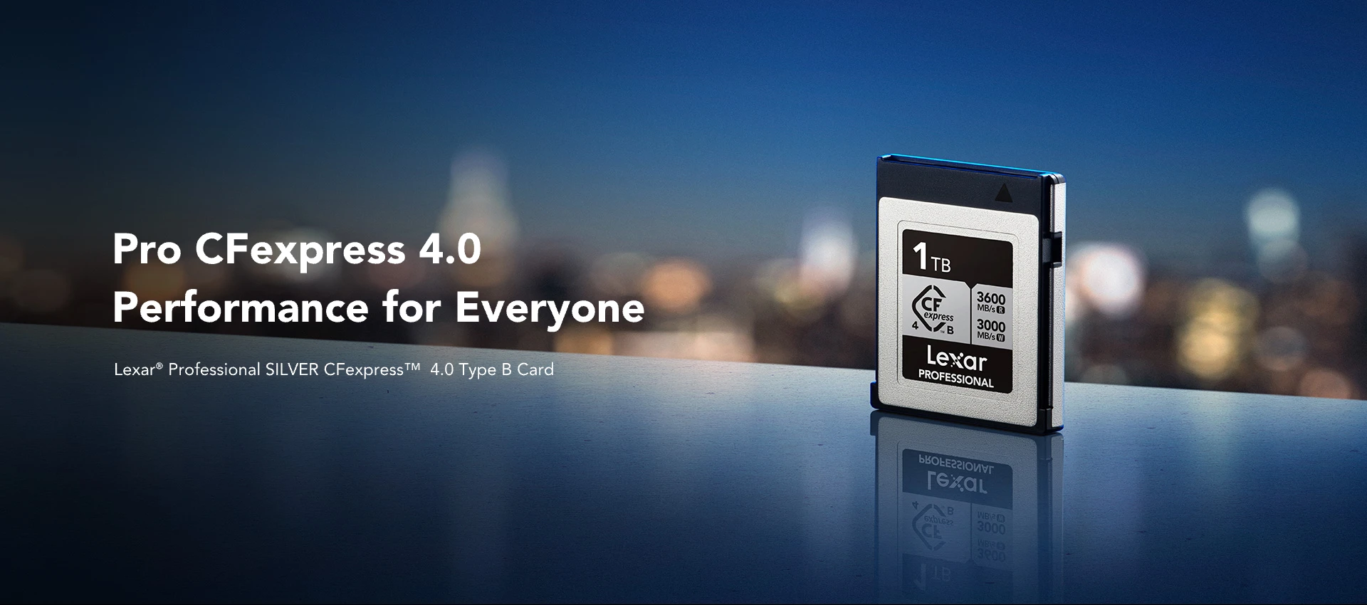 Lexar 1TB Professional SILVER CFexpress™ 4.0 Type B Hafıza Kartı