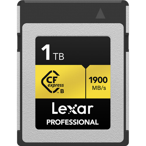 Lexar 1TB Profesyonel CFexpress Type B Hafıza Kartı (Gold Serisi