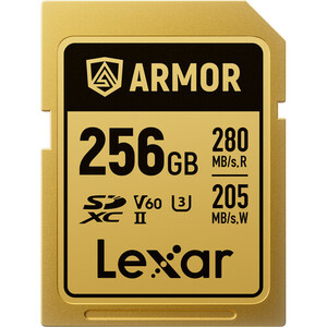 Lexar 256GB 280MB/s ARMOR GOLD Serisi SDXC UHS-II Hafıza Kartı - Thumbnail