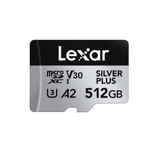 Lexar 512GB 205 MB/s Silver Plus microSD UHS-I V30 Hafıza Kartı - Thumbnail