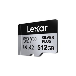 Lexar 512GB 205 MB/s Silver Plus microSD UHS-I V30 Hafıza Kartı - Thumbnail