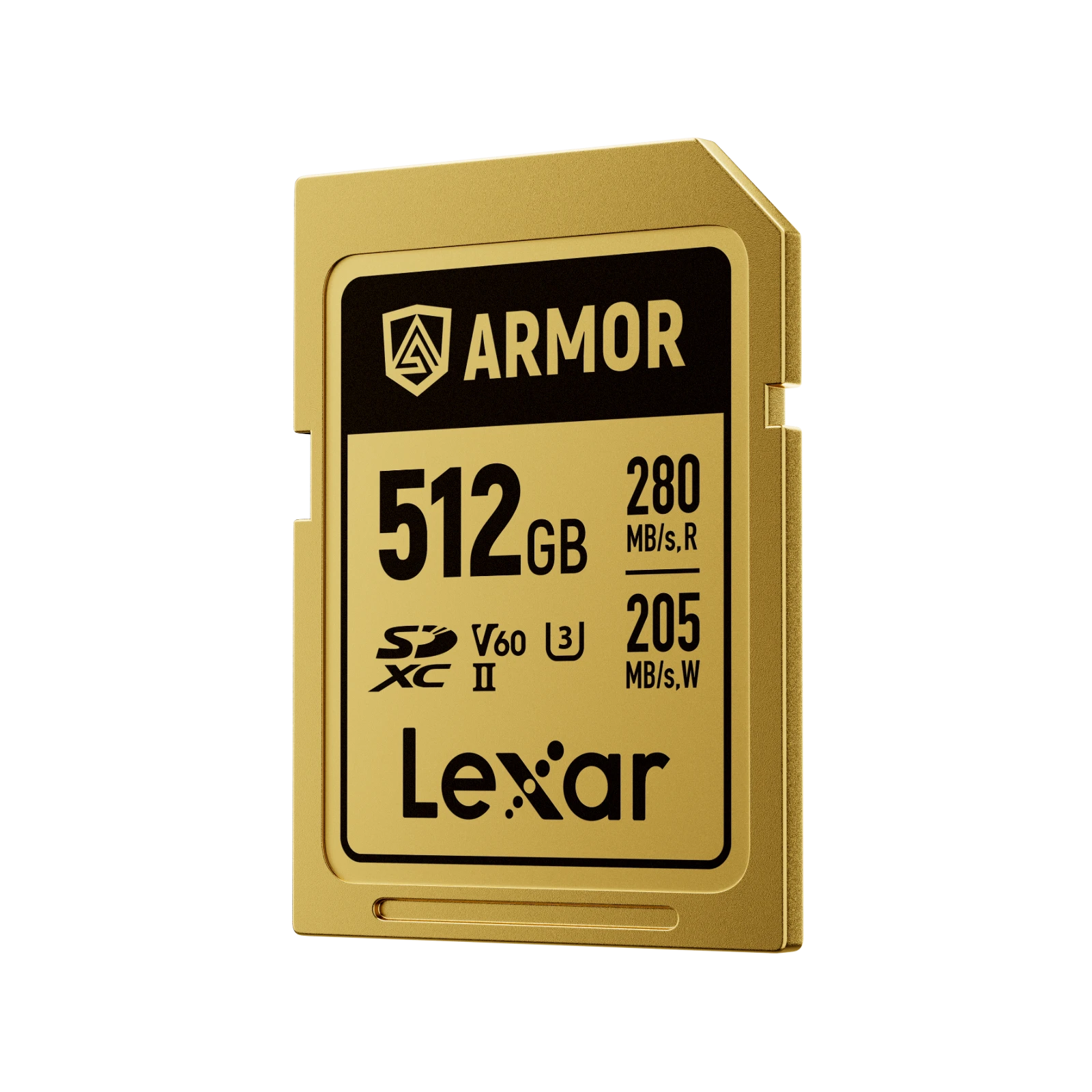 Lexar 512GB 280MB/s ARMOR GOLD Serisi SDXC UHS-II Hafıza Kartı