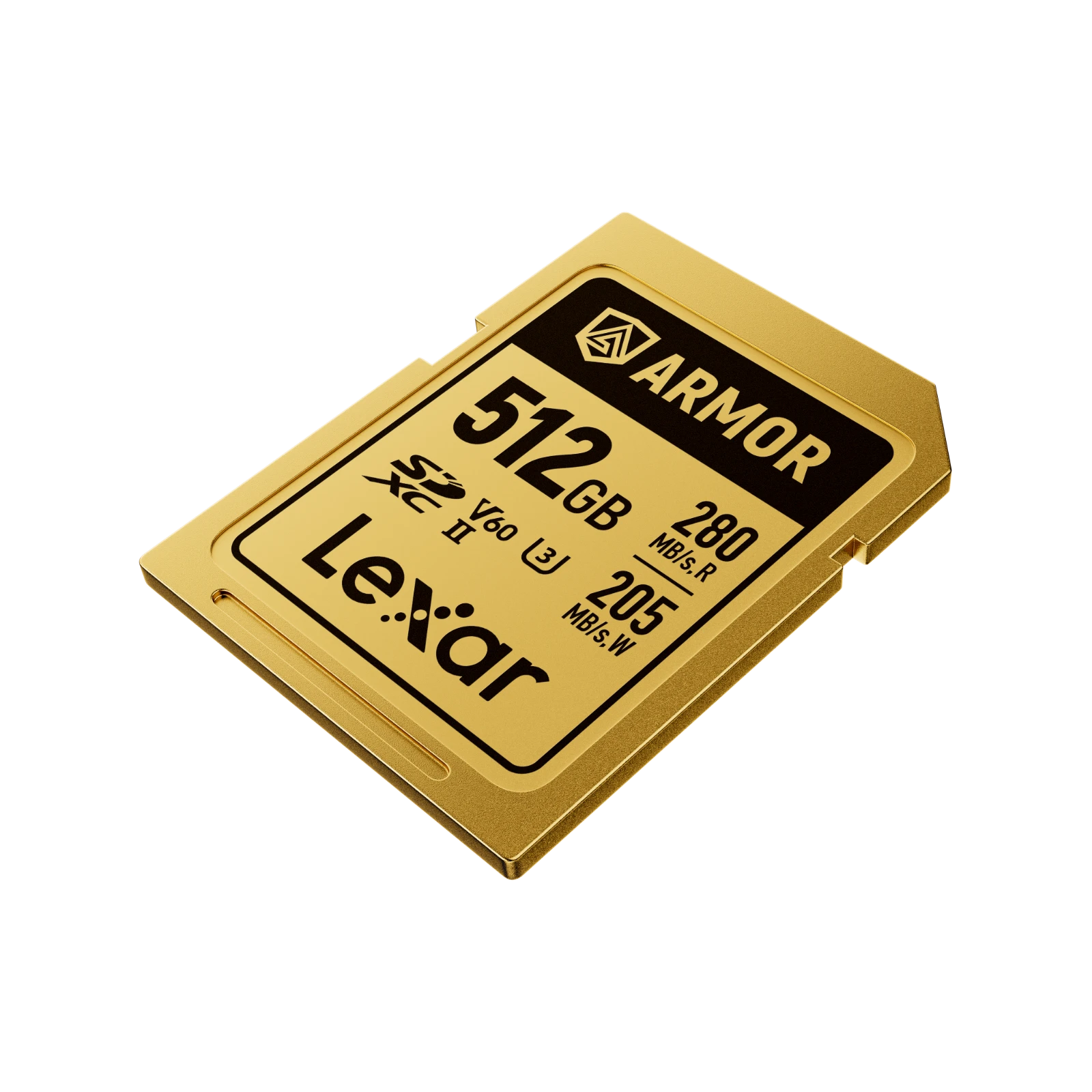Lexar 512GB 280MB/s ARMOR GOLD Serisi SDXC UHS-II Hafıza Kartı