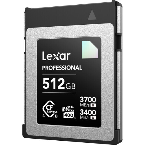 Lexar 512GB Professional CFexpress 4.0 Type B Hafıza Kart (Diamond Serisi)
