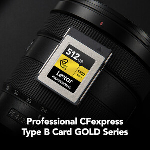Lexar Pro CFexpress 512GB Type B Gold Hafıza Kartı - Thumbnail