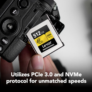Lexar Pro CFexpress 512GB Type B Gold Hafıza Kartı - Thumbnail