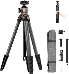 LITETRIP LT35 Karbon Fiber Tripod (49-155cm) 1,13kg - Thumbnail