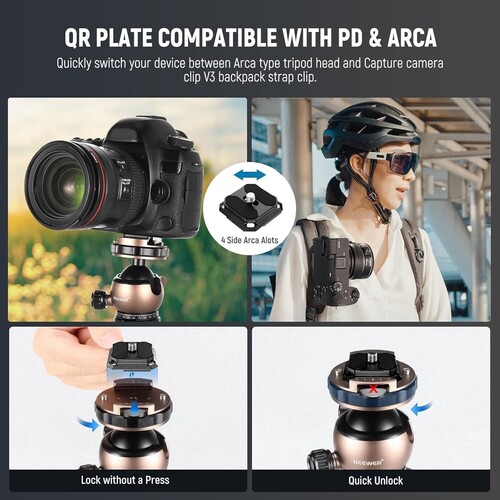 Neewer LiteTrip LT35 Karbon Fiber Tripod