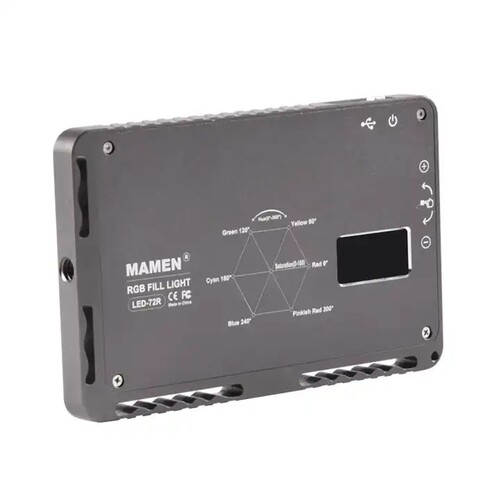 Mamen LED-72R RGB LED Video ve Fotoğraf Işığı