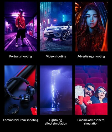 Mamen LED-72R RGB LED Video ve Fotoğraf Işığı