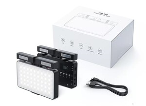 Mamen SML-V02 Çift Mikrofonlu RGB LED Video ve Fotoğraf Efekt Işığı - Thumbnail
