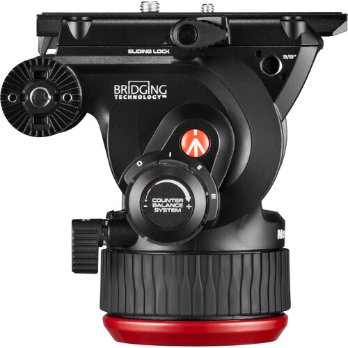 Manfrotto MVK504XTWINFA 504X Fluid Video Başlık 645 Alüminyum Video Tripod Kit