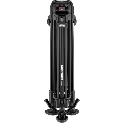 Manfrotto MVK504XTWINFA 504X Fluid Video Başlık 645 Alüminyum Video Tripod Kit