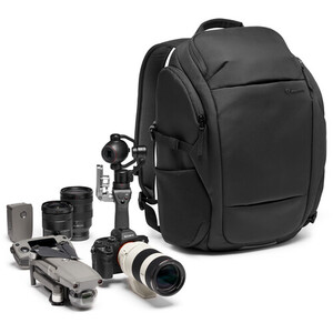 Manfrotto Advanced Travel III 24L Kamera Sırt Çantası (Siyah) - Thumbnail
