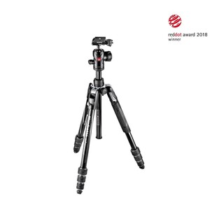 Manfrotto Befree MKBFRTA4BK-BH Advanced Ball Head Travel Alüminyum Tripod -Siyah - Thumbnail