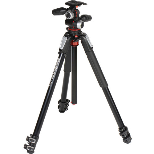 Manfrotto MK055XPRO3-3W MHXPRO-3W başlık ile Tripod Kit