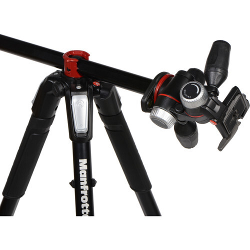 Manfrotto MK055XPRO3-3W MHXPRO-3W başlık ile Tripod Kit