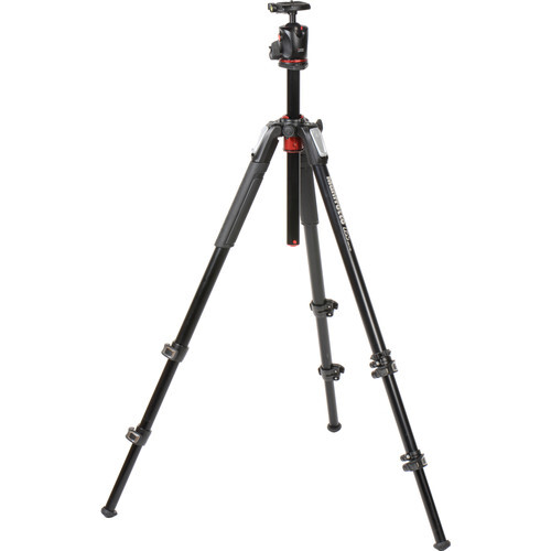 Manfrotto MK055XPRO3-BHQ2 Alüminyum Tripod İle XPRO Ball Head ve 200PL QR Plate