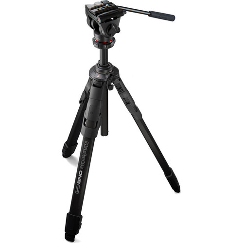 Manfrotto MKONEA-500X ONE Alu with 500X Fluid head Video Tripod