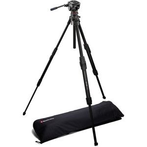 Manfrotto - Manfrotto MKONEA-500X ONE Alu with 500X Fluid head Video Tripod