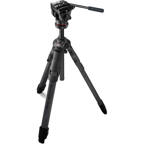 Manfrotto MKONEC-500X One Carbon Tripod ve 500X Akışkan (Fluid) Başlık Tripod Kiti