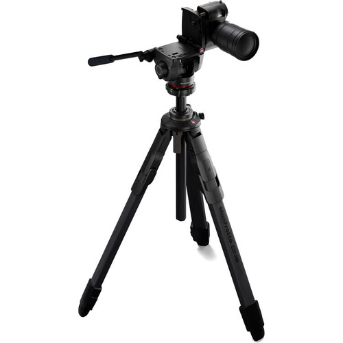 Manfrotto MKONEC-500X One Carbon Tripod ve 500X Akışkan (Fluid) Başlık Tripod Kiti
