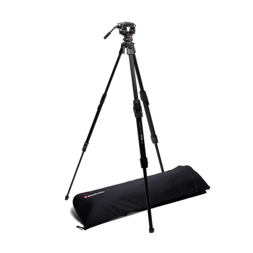Manfrotto MKONEVA-500X ONE Video Alüminyum Tripod ve 500X Akışkan Video Başlık Kiti
