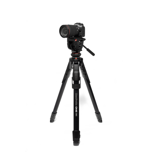 Manfrotto MKONEVA-500X ONE Video Alüminyum Tripod ve 500X Akışkan Video Başlık Kiti