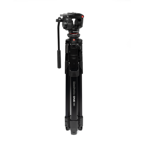 Manfrotto MKONEVA-500X ONE Video Alüminyum Tripod ve 500X Akışkan Video Başlık Kiti