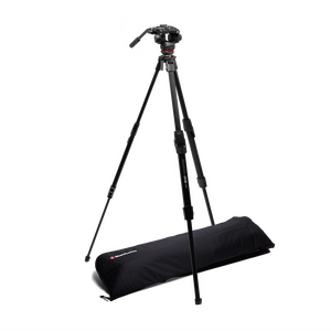 Manfrotto MKONEVA-502X ONE Video Alüminyum Tripod ve 502X Akışkan Video Başlık Kiti - Thumbnail