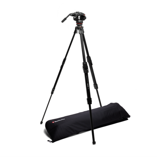 Manfrotto MKONEVA-502X ONE Video Alüminyum Tripod ve 502X Akışkan Video Başlık Kiti