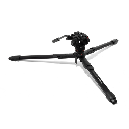 Manfrotto MKONEVA-502X ONE Video Alüminyum Tripod ve 502X Akışkan Video Başlık Kiti
