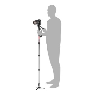 Manfrotto - Manfrotto MVMELMIIA4LIVE Element MII Akışkan Başlıklı Video Monopod Kit (1)