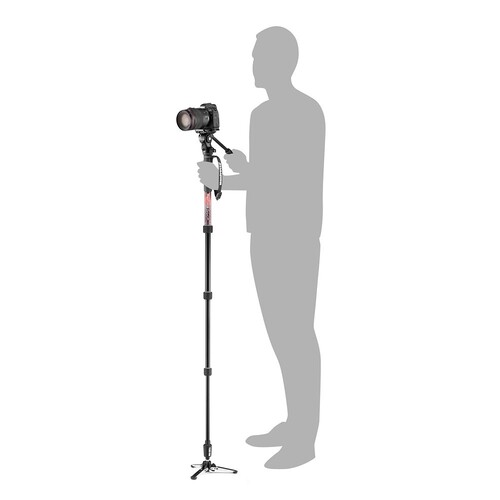 Manfrotto MVMELMIIA4LIVE Element MII Akışkan Başlıklı Video Monopod Kit