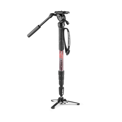 Manfrotto MVMELMIIA4LIVE Element MII Akışkan Başlıklı Video Monopod Kit