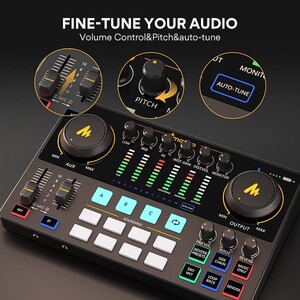 Maono AME2 Podcast ve Canlı Yayın için Ses Kartı - Thumbnail