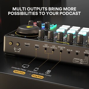 Maono AME2 Podcast ve Canlı Yayın için Ses Kartı - Thumbnail