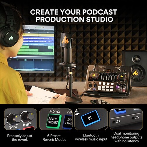 Maono AME2A Podcast & Ses Prodüksiyon Seti