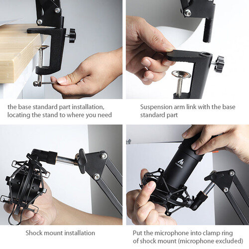 Maono B01 Boom Arm Yaylı Mikrofon Standı