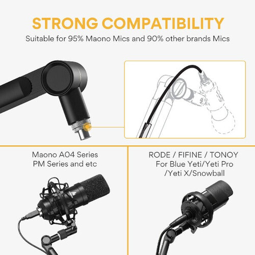 Maono BA90 Boom Arm Mikrofon Standı