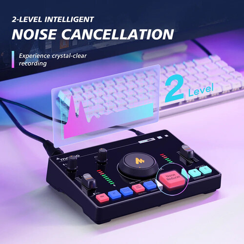 Maono Maonocaster AMC2 NEO Podcast ve Canlı Yayın için Ses Kartı (Beyaz)