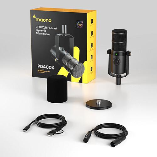 Maono PD400X USB/XLR Dinamik Mikrofon