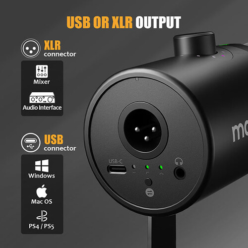 Maono PD400X USB/XLR Dinamik Mikrofon