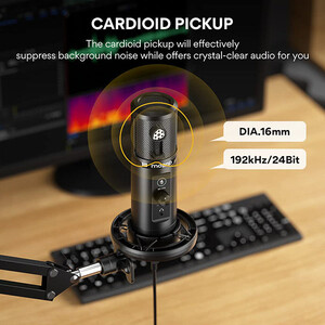Maono PM422 Podcast USB Mikrofon Seti - Thumbnail