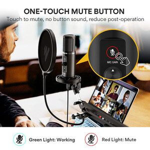 Maono PM422 Podcast USB Mikrofon Seti - Thumbnail