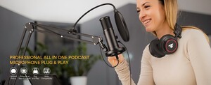 Maono PM422 Podcast USB Mikrofon Seti - Thumbnail