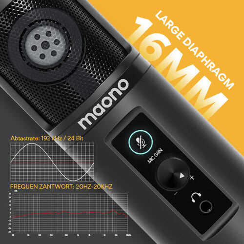 Maono PM422 Podcast USB Mikrofon Seti